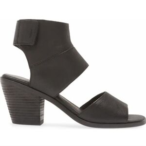 Eileen Fisher Art Ankle Cuff Heels Sandals Shoes sz 6.5